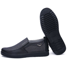Cargar imagen en el visor de la galería, Zapatos de piel y lona avanzada para hombre, Verano, Clásico, Zapatos casuales de alta calidad