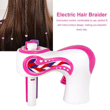 Cargar imagen en el visor de la galería, Maquina trenzadora de cabello, eléctrica automática, para niña, rollo de tejer giratorio, herramientas de estilismo para trenzar el cabello.