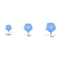 Cargar imagen en el visor de la galería, Tapas elásticas de silicona, funda universal para bol y olla, para tapar alimentos frescos, para usar en la cocina o el microondas, 6/12 unidades