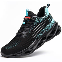Cargar imagen en el visor de la galería, Zapatos de trabajo con punta de acero transpirables para hombre, zapatillas de seguridad a prueba de perforaciones, indestructibles