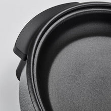 Cargar imagen en el visor de la galería, Sartén eléctrica Multifunción 1500W, 30 cm, termostato con sensor, 5 niveles de temperatura, asas tacto frío, antiadherente