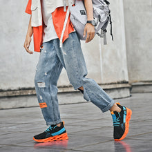 Cargar imagen en el visor de la galería, Zapatillas de deporte para hombres, diseño de verano, nueva tendencia, Zapatos casuales de malla transpirable, tamaño 39-46