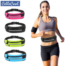 Cargar imagen en el visor de la galería, Mini Riñonera impermeable multifuncional para correr, ajustable, para hombre y mujer, con 3 compartimentos, para teléfono, agua, llaves y más,, para hacer deportes en tu gimnasio y al aire libre
