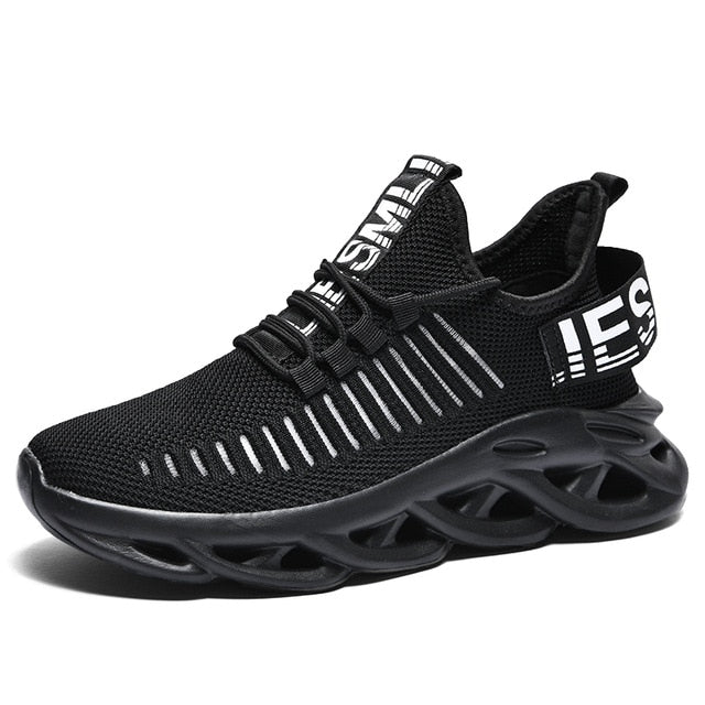 Zapatillas deportivas con plataforma para hombre, zapatos informales masculinos, deportivos con suela gruesa, ancha, transpirables, de malla, a la moda, ligeras, talla 39-46, novedad