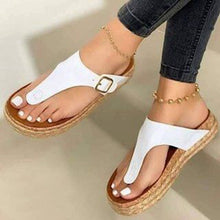 Cargar imagen en el visor de la galería, Sandalias de verano de mujer Moda británica, Chanclas De corcho, Tendencia Hombres Chanclas de mujer Zapatos de tendencia, Sandalias de mujer
